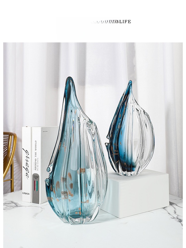 Luxury Lifestyle Homes - Nordic Style Glass Vase Creative Home