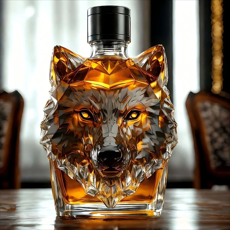 High Borosilicate Glass Wolf H - Glass Decanter Whiskey 评论和价格
