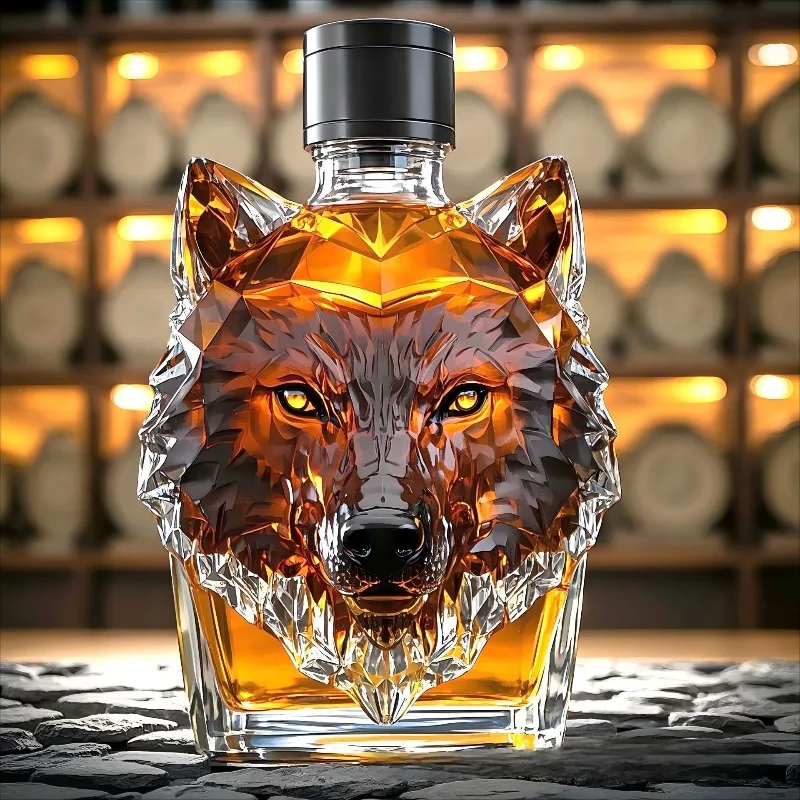 High Borosilicate Glass Wolf H - Glass Decanter Whiskey 评论和价格
