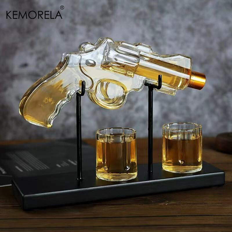 KEMORELA Revolver Glass Decant - Glass Decanter Whiskey 评论和价格