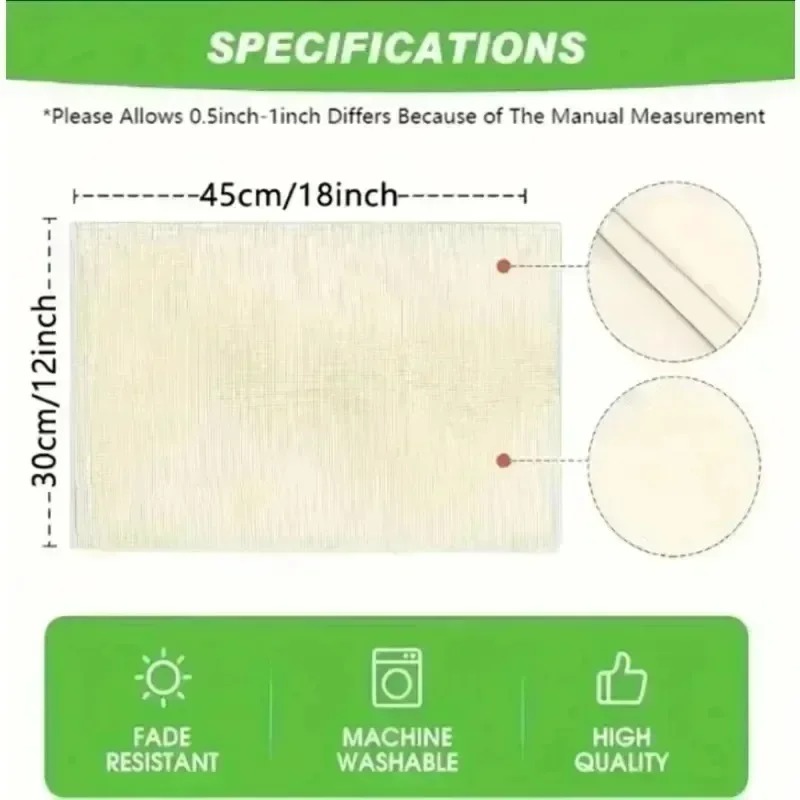 Tsunami Waves Printed Placemat - Linen Napkin Set 评论和价格