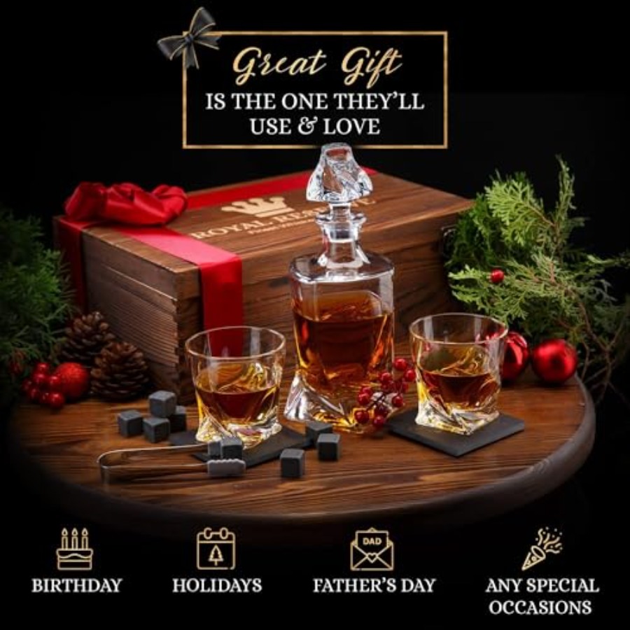 Whiskey Decanter Set by Whiske - Glass Decanter Whiskey 评论和价格