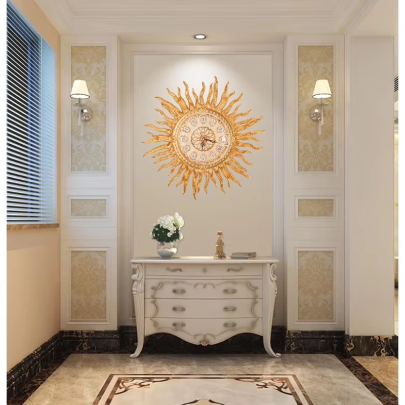 Golden Wall Clocks European St - Luxury Lifestyle Homes 评论和价格