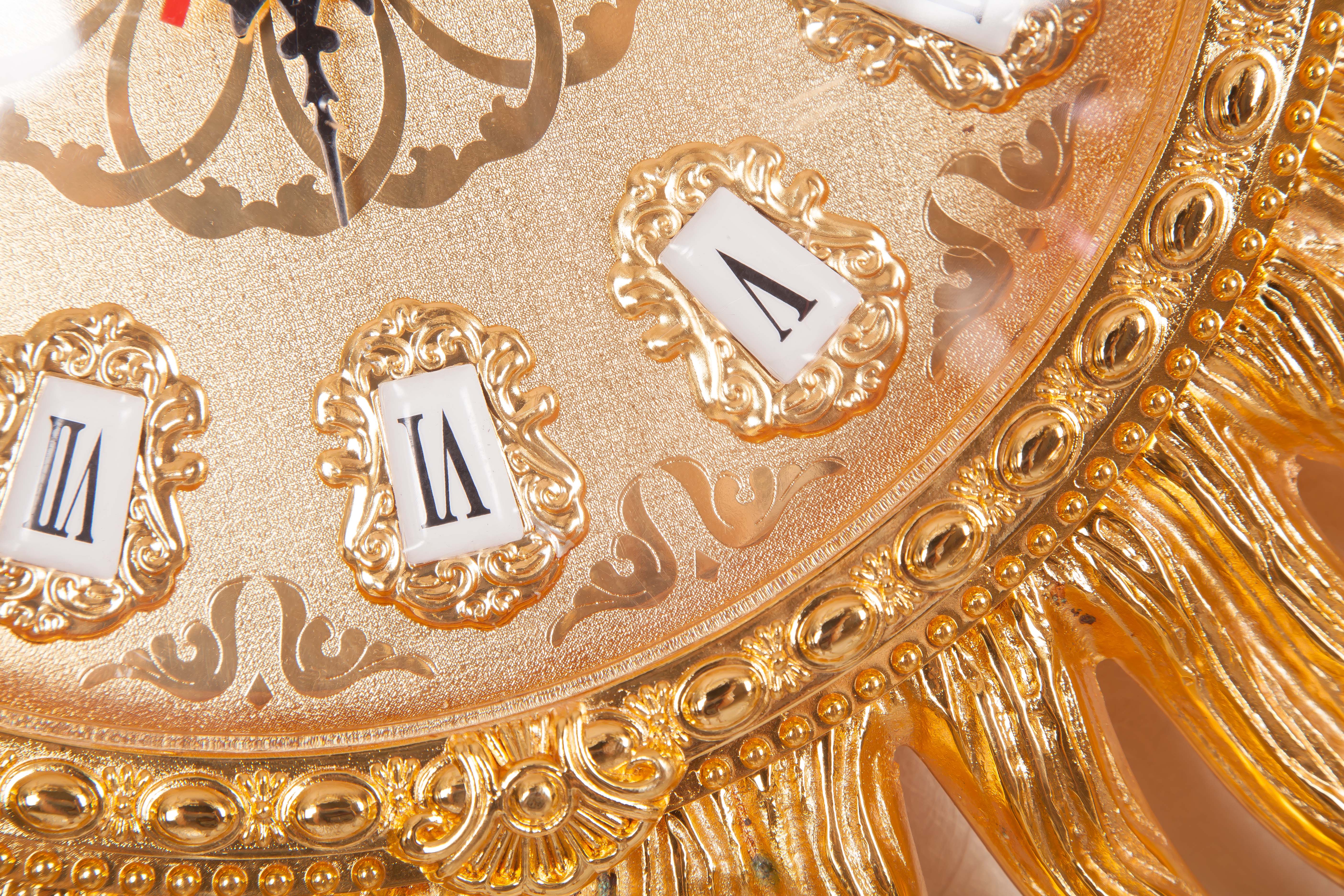 Golden Wall Clocks European St - Luxury Lifestyle Homes 评论和价格