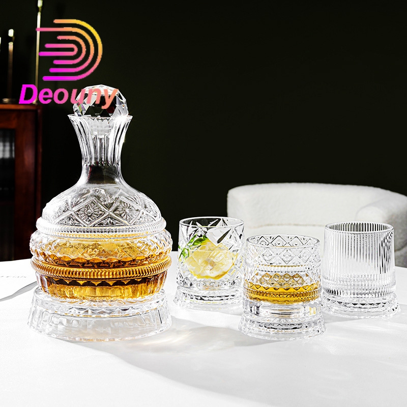 DEOUNY European Star Diamond R - Glass Decanter Whiskey 评论和价格