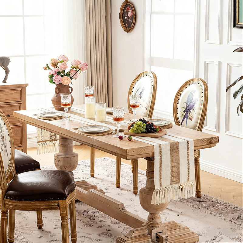 4/6/8 Sets Boho Dining Table D - Linen Napkin Set 评论和价格