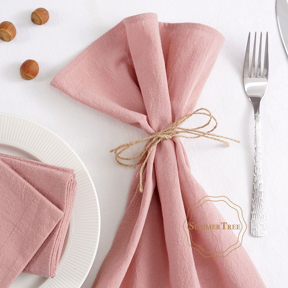 24 Pack 40cm x 40cm Cloth Napk - Linen Napkin Set 评论和价格