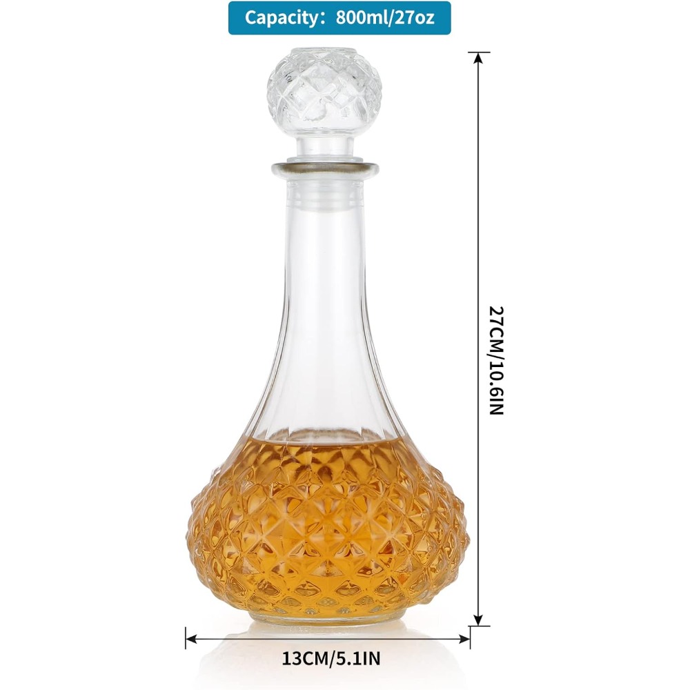 Glass Decanter with Airtight S - Glass Decanter Whiskey 评论和价格