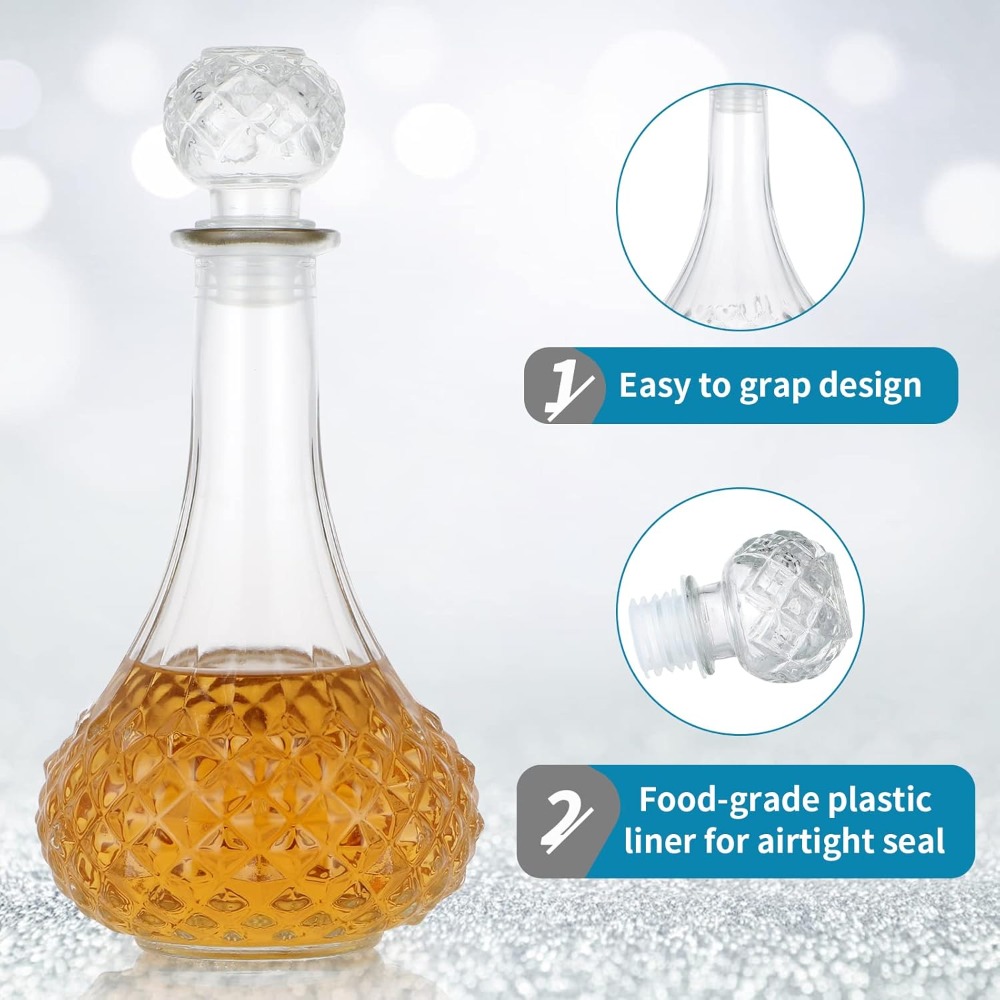 Glass Decanter with Airtight S - Glass Decanter Whiskey 评论和价格