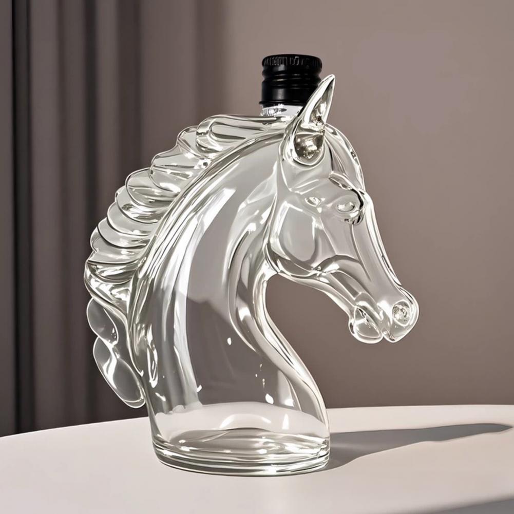 Whiskey Bottle Engraved Horse  - Glass Decanter Whiskey 评论和价格