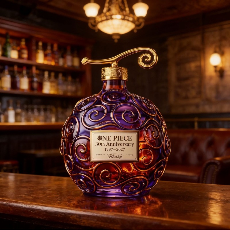New One Piece 30th Anniversary - Glass Decanter Whiskey 评论和价格