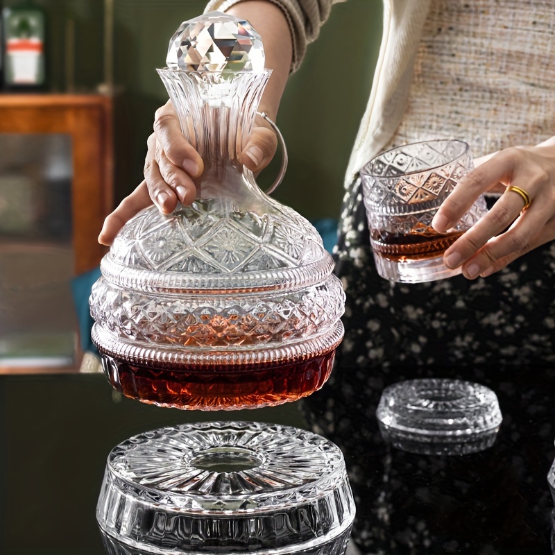 Crystal Wine Decanter Elegant  - Glass Decanter Whiskey 评论和价格