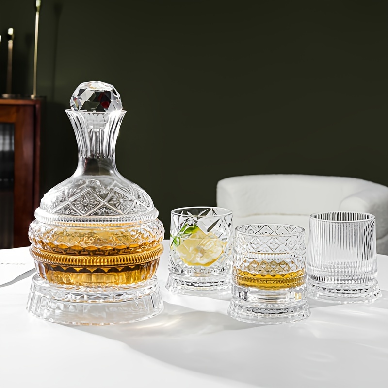 Crystal Wine Decanter Elegant  - Glass Decanter Whiskey 评论和价格