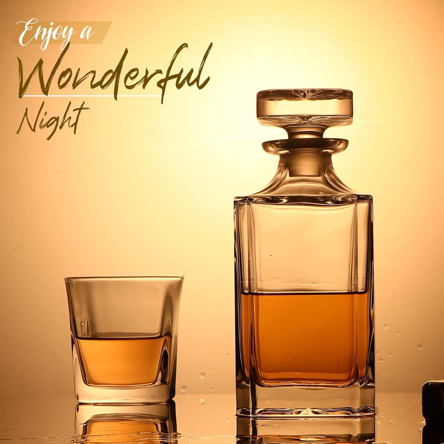 Glass Decanter - Whiskey Decan - Glass Decanter Whiskey 评论和价格