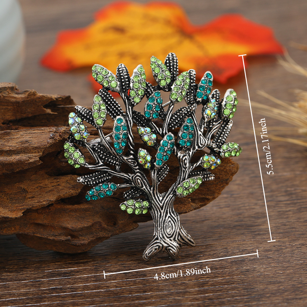 Retro Tree of Life Brooch Exqu - Luxury Lifestyle Design 评论和价格