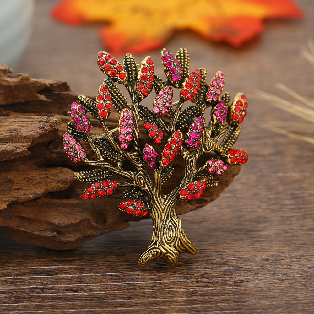 Retro Tree of Life Brooch Exqu - Luxury Lifestyle Design 评论和价格