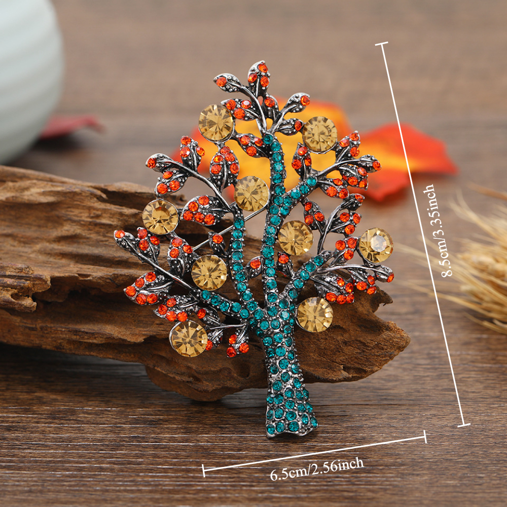 Retro Tree of Life Brooch Exqu - Luxury Lifestyle Design 评论和价格